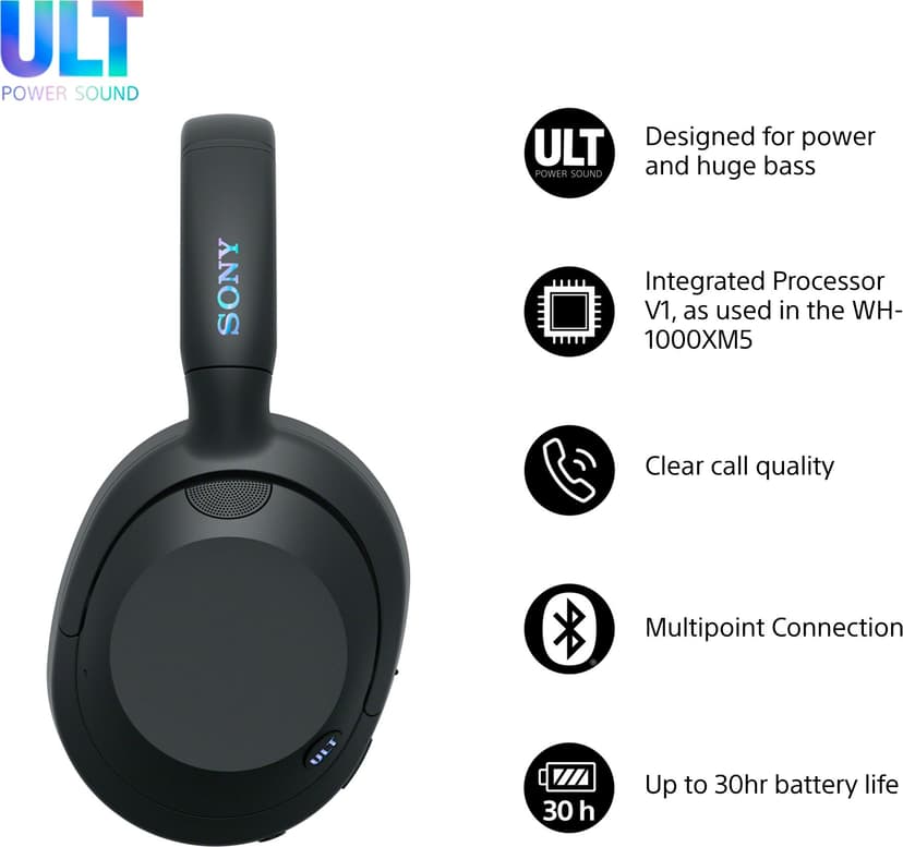 Sony ULT Wear Stereo Musta