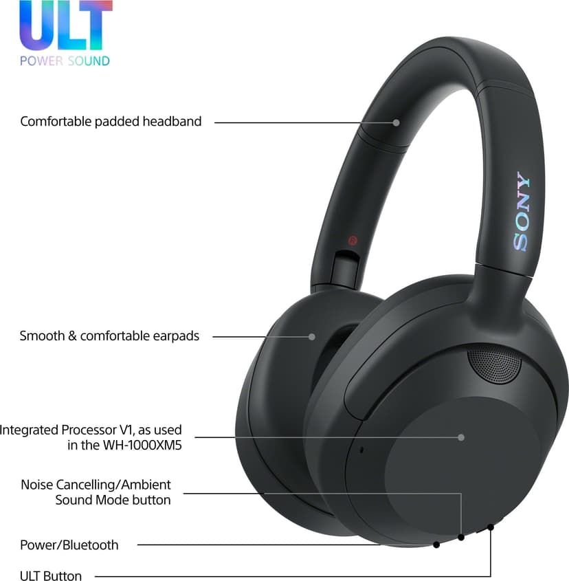Sony ULT Wear Stereo Svart