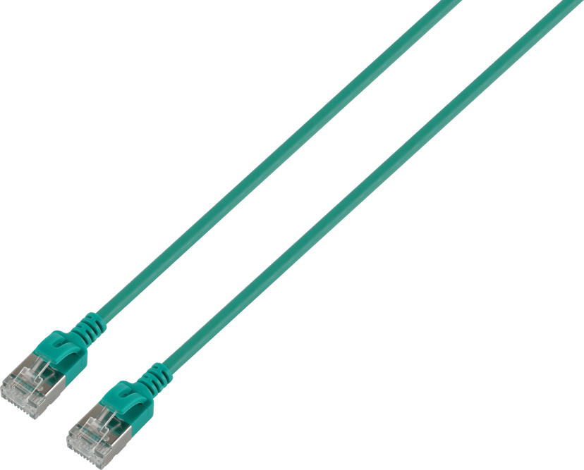 Prokord Slim Network cable / Patch cord LSZH RJ-45 Cat 6A 25m Grønn
