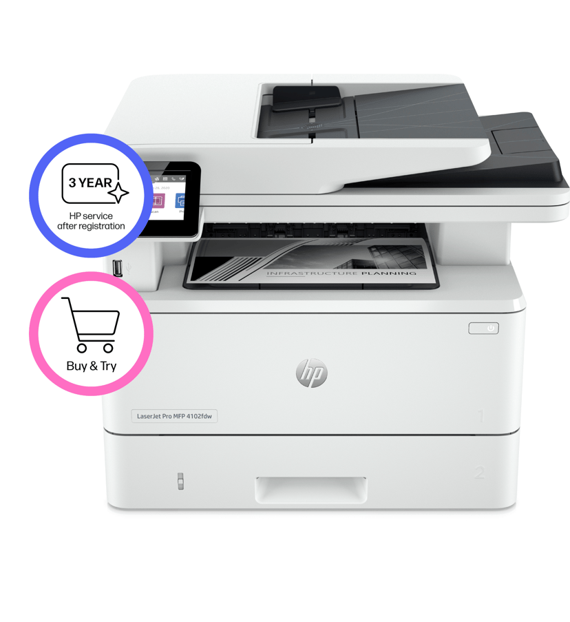 HP LaserJet Pro MFP 4102FDW A4 MFP