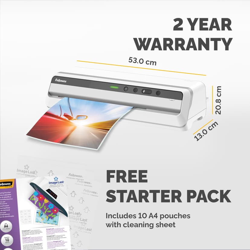 Fellowes Jupiter A3 + 200 A4 lommer