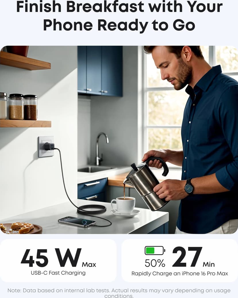 Anker Nano Charger 45W Svart