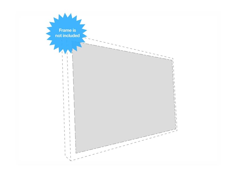Multibrackets Extra Duk M Gray+ - Screen 16:9 150" Framed