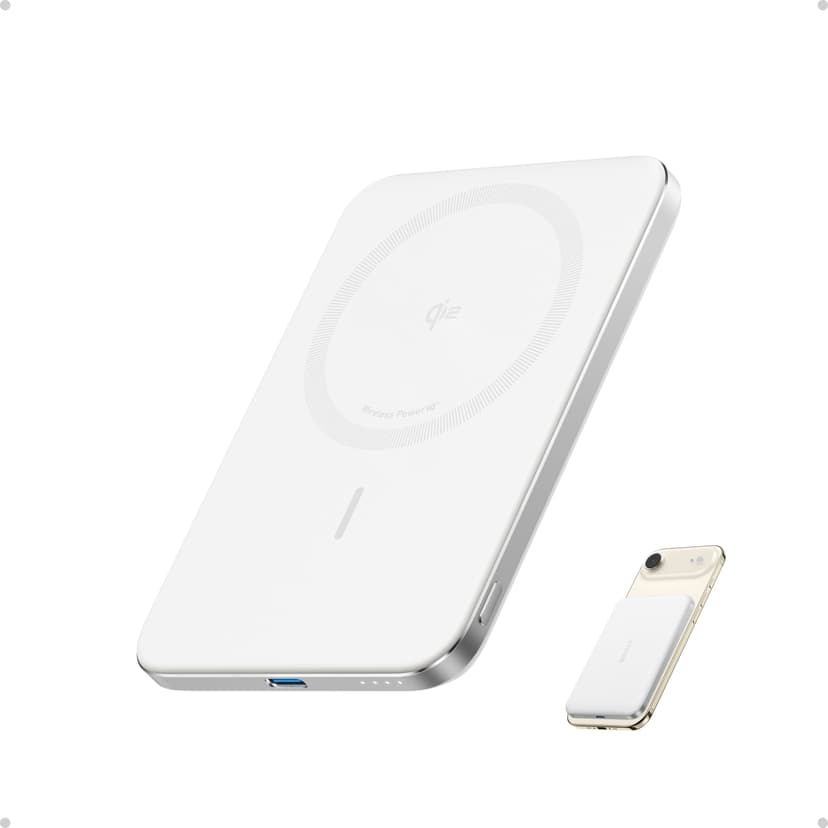 Anker MagGo Powerbank Slim 5000mAh Valkoinen