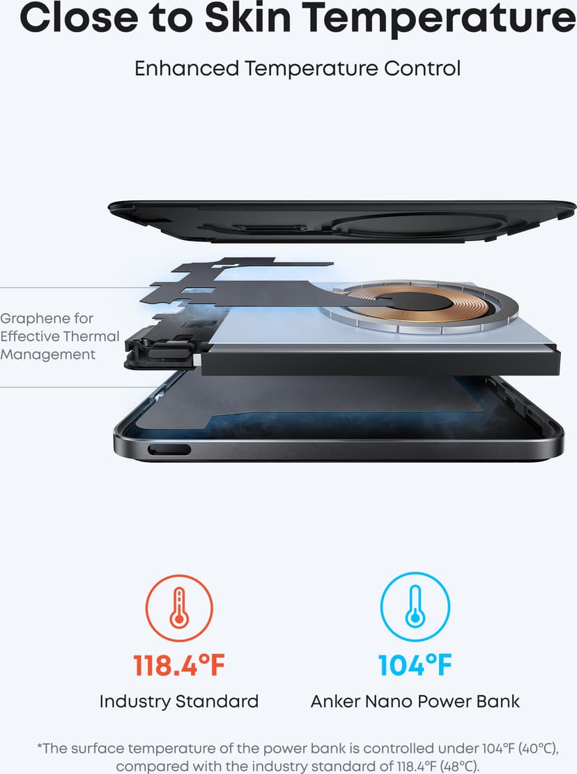 Anker MagGo Powerbank Slim 5000mAh Svart