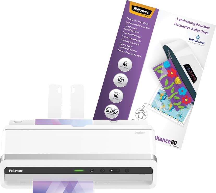 Fellowes Jupiter A3 + 200 A4 lommer