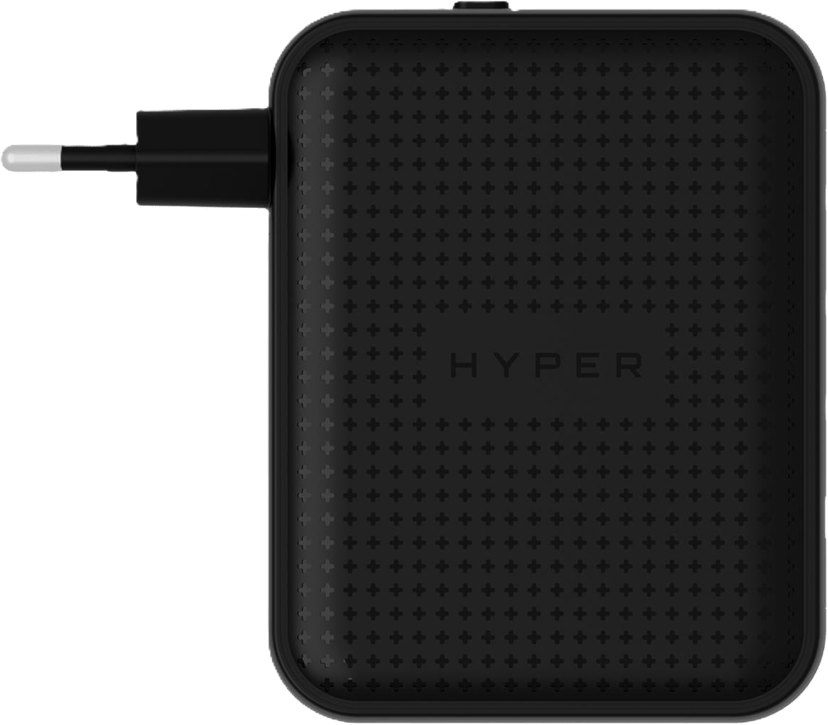 Hyper HyperJuice 145W USB-C GaN 4 Ports Zwart