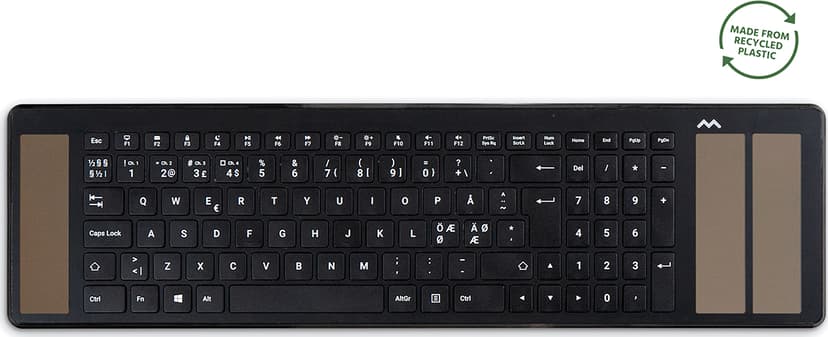 Mousetrapper Type Keyboard Trådbunden och trådlös Nordisk