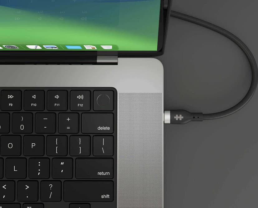 Targus HyperJuice 240W Silicone Cable 2m USB-C USB-C Svart