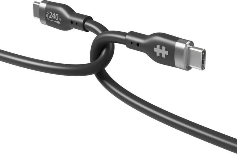 Targus HyperJuice 240W Silicone Cable 1m USB-C USB-C Musta