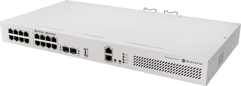 Mikrotik CRS418-8P-8G-2S+RM 150W PoE Switch