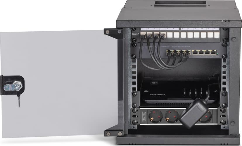 Digitus Network Rack Bundle 10" 6U