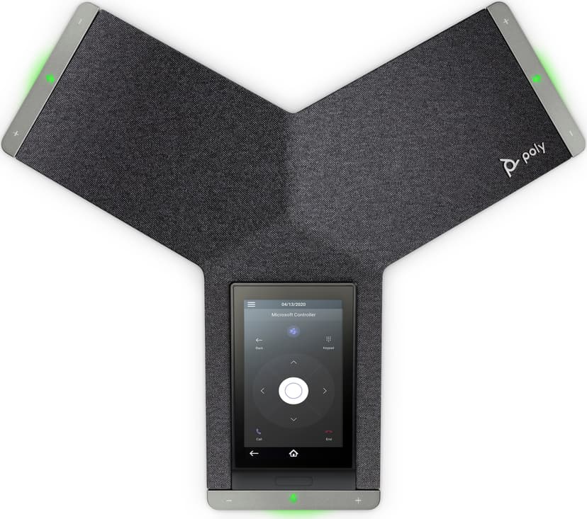 HP Poly Trio C60 IP-mødetelefon til Microsoft Teams, fuld radio og PoE-aktiveret