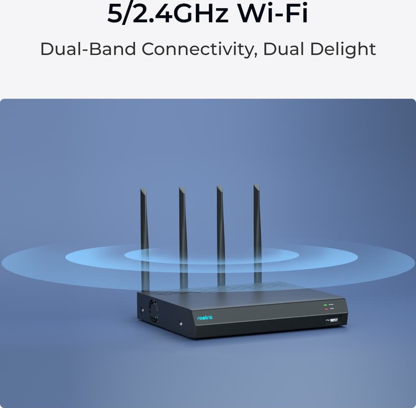 Reolink RLN12W 12-Kanal 4K UHD Wi-Fi 6 NRV Inkl 2GB HDD