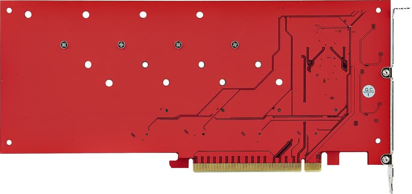 Startech StarTech.com QUAD-M2-PCIE-CARD-B grensesnittkort/-adapter Intern M.2