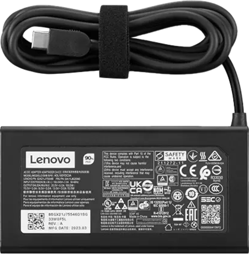 Lenovo 4X21M37469 virta-adapteri ja vaihtosuuntaaja Sisätila 100 W musta 100W