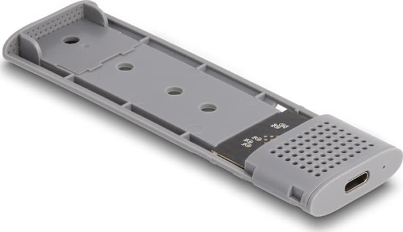 Delock External USB-C Combo Enclosure for M.2 NVMe PCIe or SATA SSD