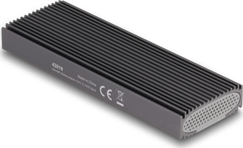 Delock External USB-C Combo Enclosure for M.2 NVMe PCIe or SATA SSD