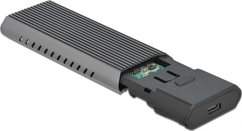 Delock External USB-C Combo Enclosure for M.2 NVMe PCIe or SATA SSD