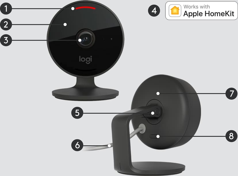 Logitech Circle View - (Löytötuote luokka 2)