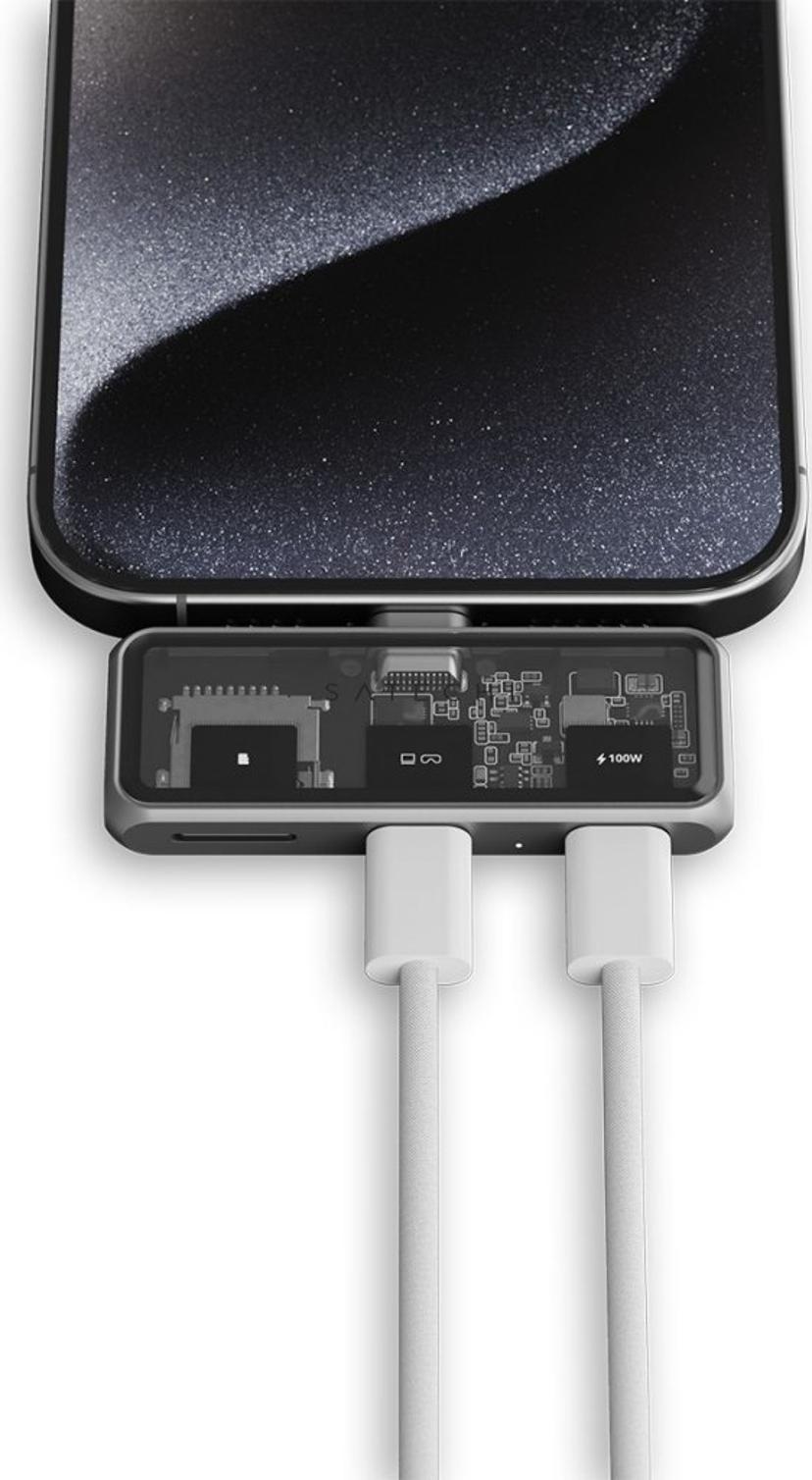 Satechi Mobile XR Hub With microSD USB-C Svart