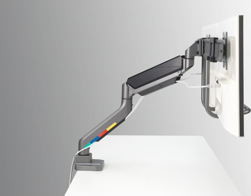 Kensington SmartFit Dual Monitor Arm with Crossbar and Handle
