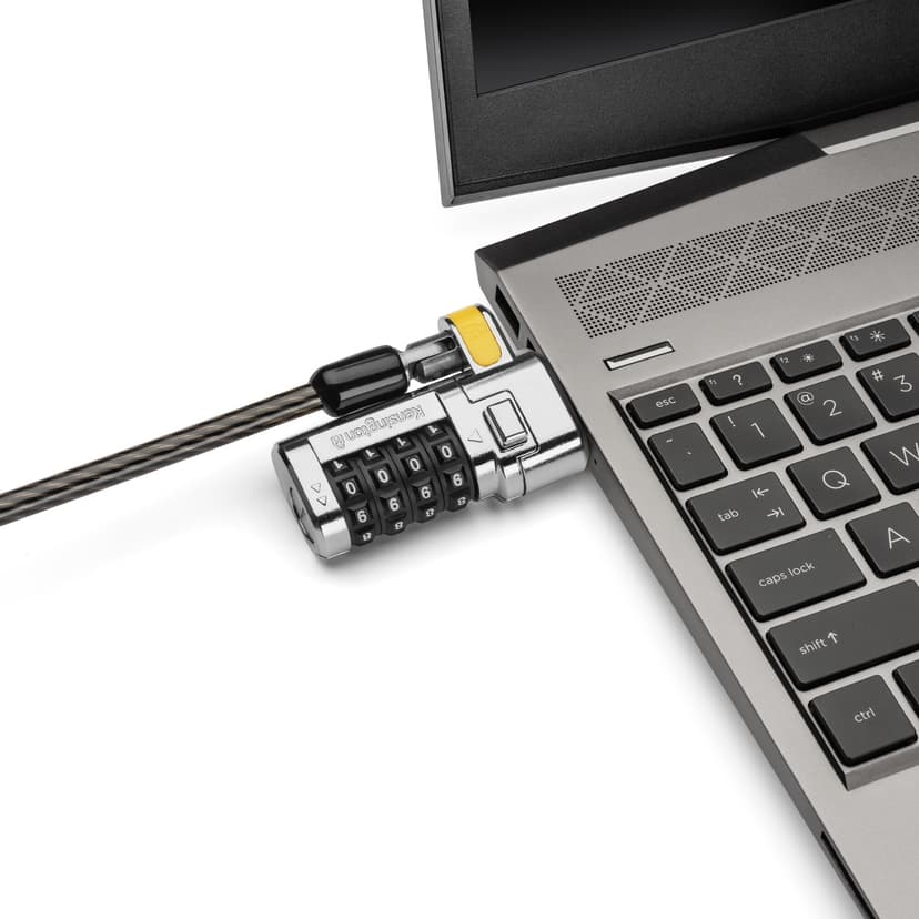 Kensington ClickSafe 3-i-1 kombinasjonslås for bærbar PC