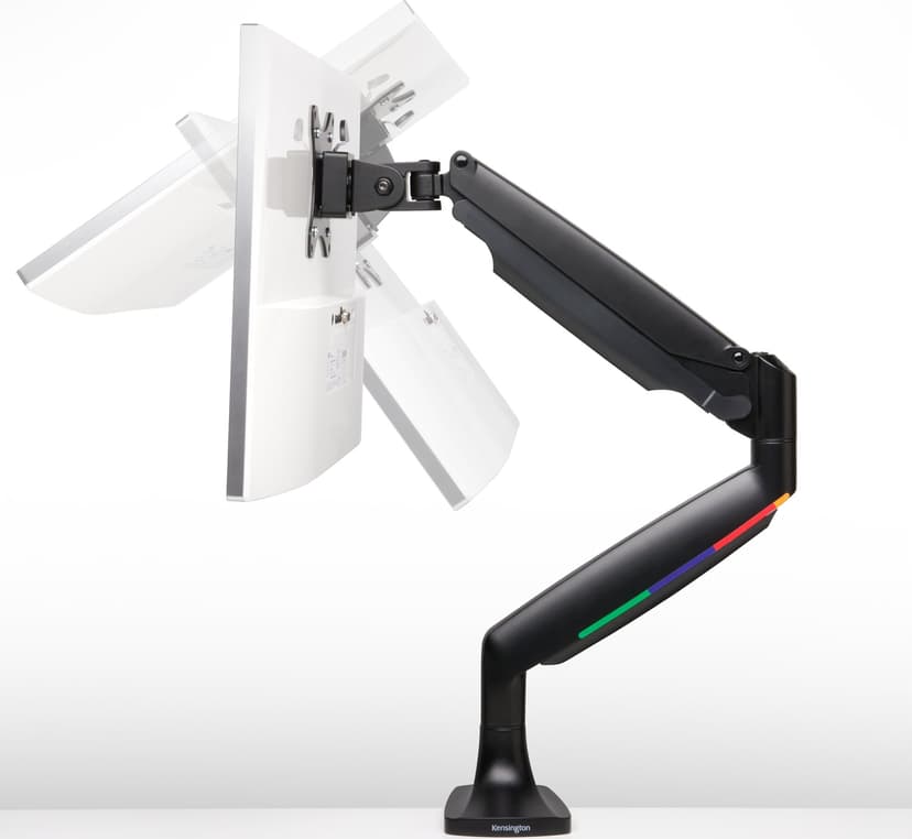 Kensington SmartFit One-Touch Single Arm Justerbar Svart