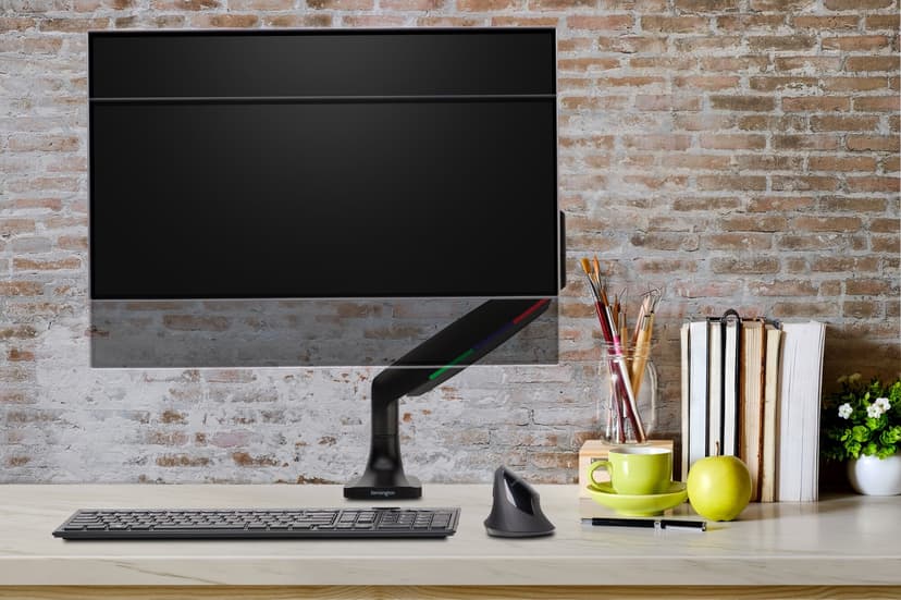 Kensington SmartFit One-Touch Single Arm Adjustable Black