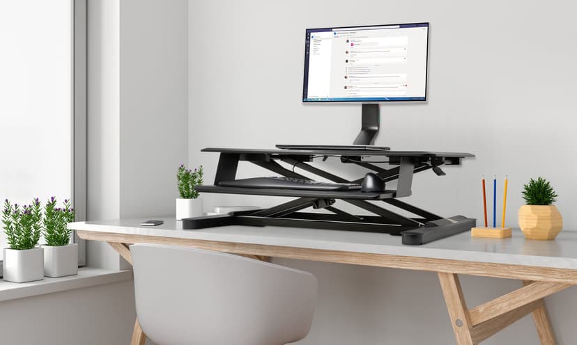 Kensington SmartFit Space Saving Single Arm Black