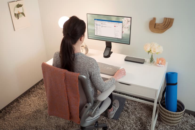 Kensington SmartFit Space Saving Single Arm Black