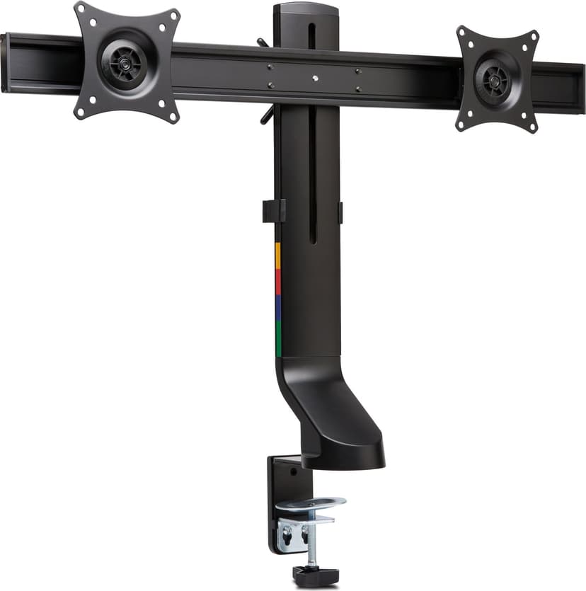 Kensington SmartFit Space Saving Dual Arm Svart