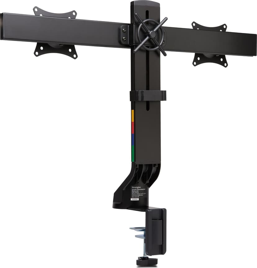 Kensington SmartFit Space Saving Dual Arm Svart