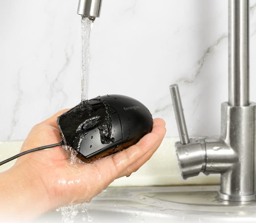 Kensington Pro Fit Wired Washable Mouse USB Mus