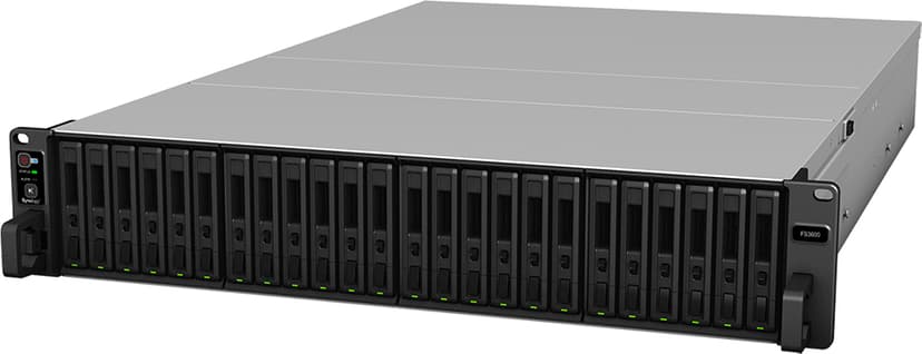 Synology FlashStation FS3600 NAS- & lagringsservrar Rack (2U) Intel® Xeon® D D-1567 16 GB DDR4 0 TB Svart