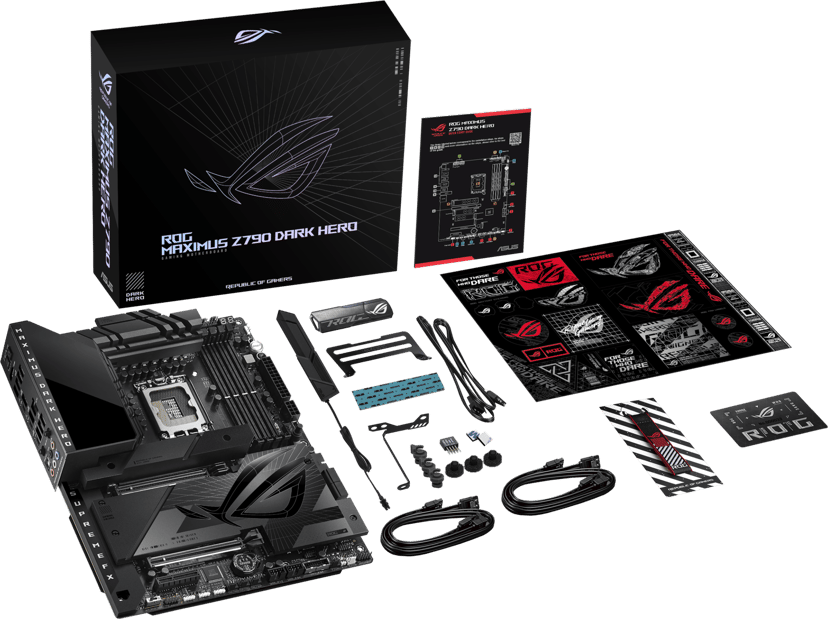 ASUS ROG Maximus Z790 Dark Hero DDR5 - (Fyndvara klass 2) LGA 1700 ATX Moderkort