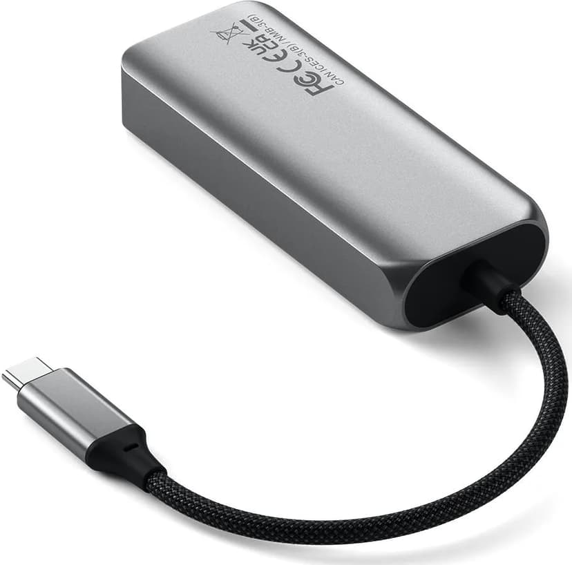Satechi 4-in-1 USB-C Hub med 2.5 Gigabit Ethernet USB-C