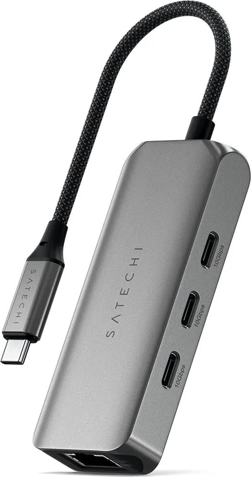 Satechi 4-in-1 USB-C Hub med 2.5 Gigabit Ethernet USB-C