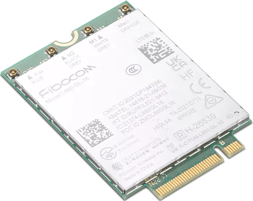 Lenovo ThinkPad Fibocom L860-GL-16 CAT16 4G LTE WWAN Module for ThinkPad T14 Gen 3 - (Fyndvara klass 2)
