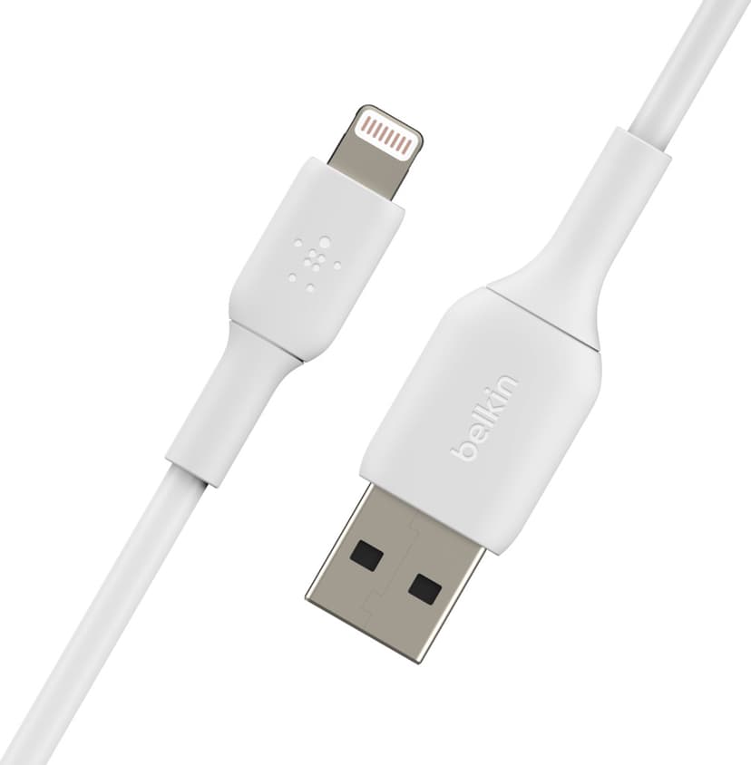Belkin Lightning To USB-A Cable 3m Hvit