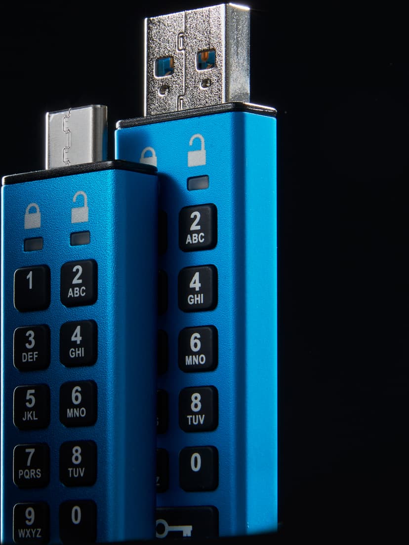 Kingston Ironkey Keypad 200 64GB USB-A Sininen