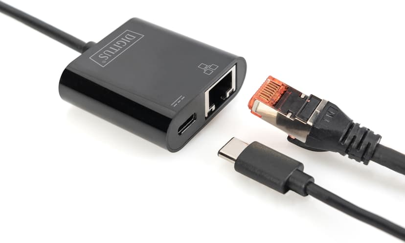 Digitus Digitus USB Type-C Gigabit Ethernet adapter with Power Delivery support