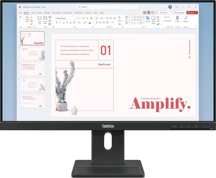 Lenovo ThinkVision E24-40 23.8" 1920 × 1080pixels IPS 16:9 100Hz