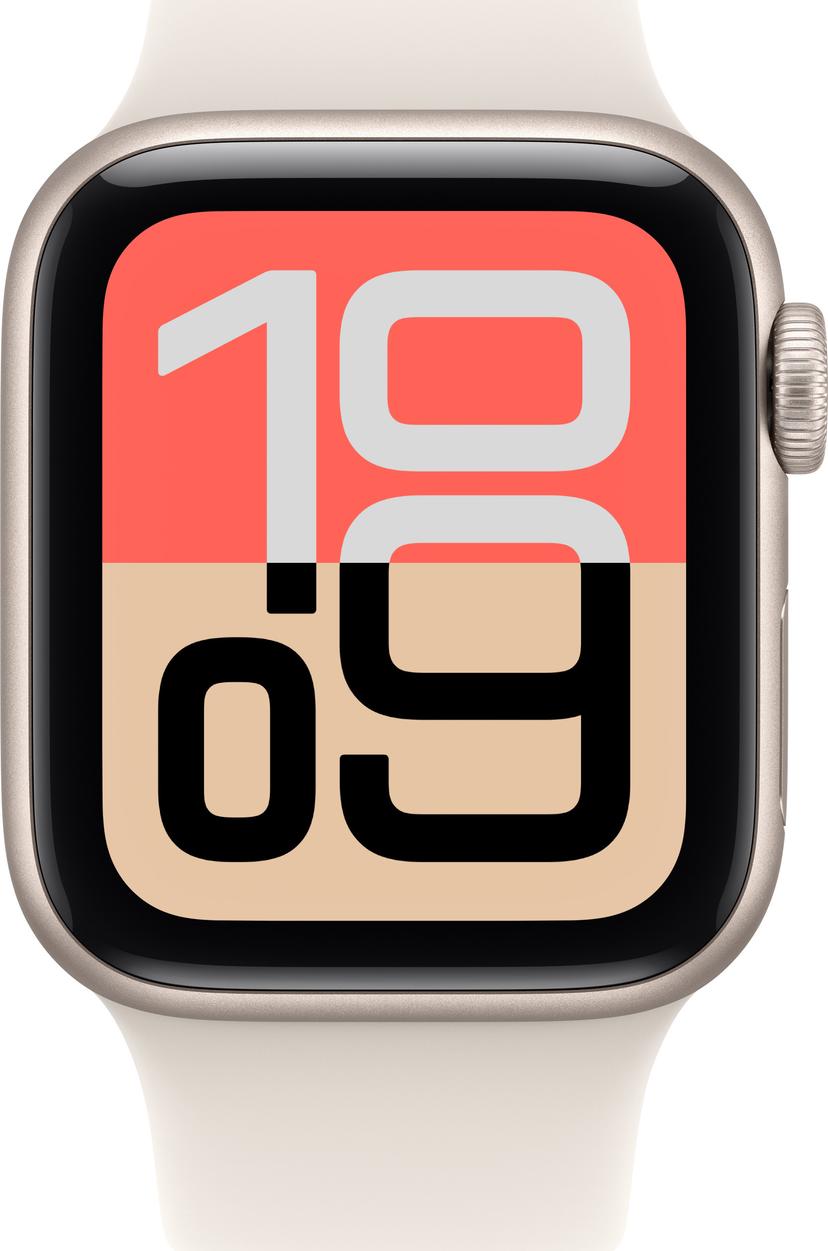 Apple Watch SE 3 GPS 40mm Starlight Aluminium Case with Starlight Sport Band - S/M
