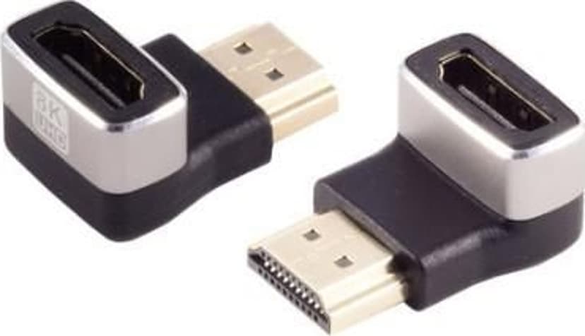 Microconnect HDM19F19MA2-8K kabelomvandlare (hane/hona) HDMI Svart HDMI HDMI