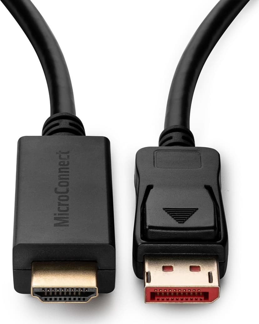 Microconnect MC-DP-HDMI-2004K videokabelkobling 2 m DisplayPort Sort 2m DisplayPort HDMI Svart