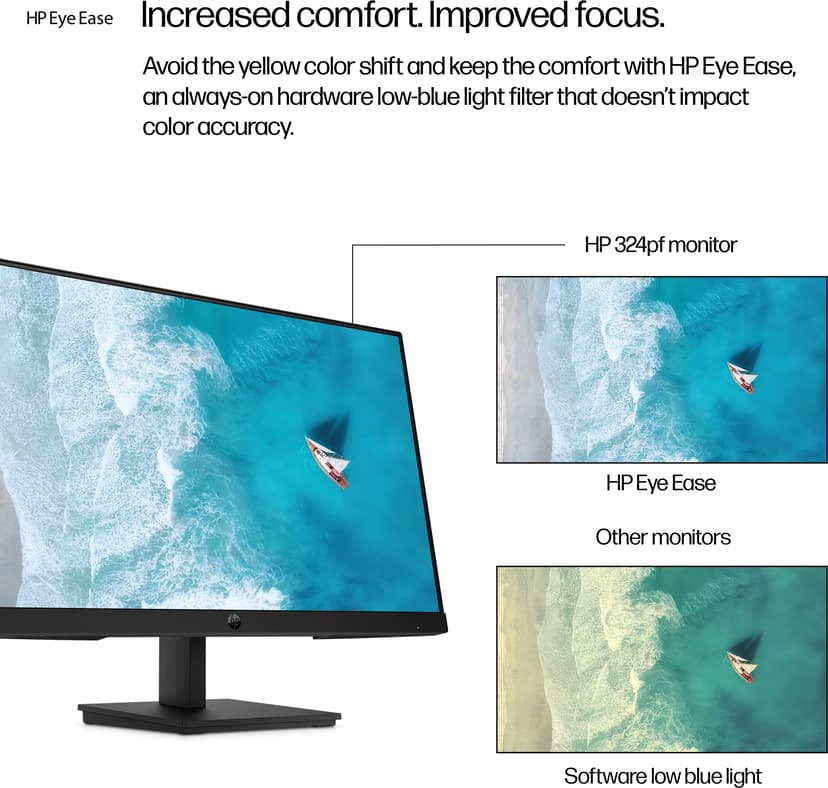 HP 324pf Series 3 Pro - (Löytötuote luokka 2) 23.8" 1920 × 1080pixels IPS 16:9 100Hz
