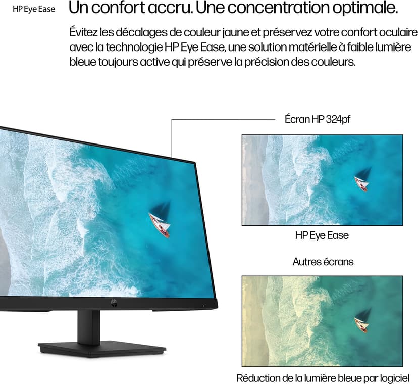 HP 324pf Series 3 Pro - (Kuppvare klasse 2) 23.8" 1920 × 1080pixels IPS 16:9 100Hz