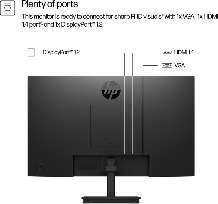 HP 324pf Series 3 Pro - (Löytötuote luokka 2) 23.8" 1920 × 1080pixels IPS 16:9 100Hz