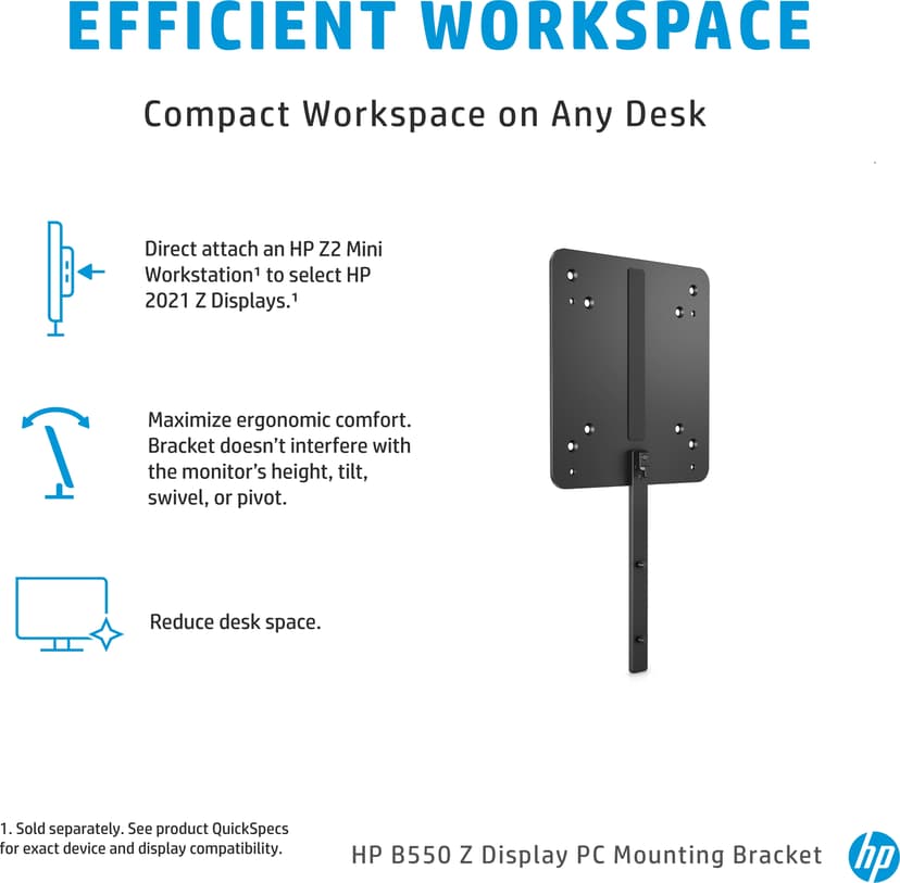 HP B550 monteringsfäste för dator